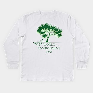 World Environment Day Poster Kids Long Sleeve T-Shirt